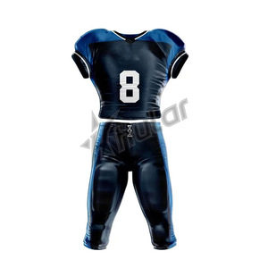 Ensembles d'uniformes de football américain rétro respirants et personnalisés pour adultes en matière Spandex/Polyester - Product Image 1
