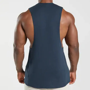 Wholesale Price Best Design Men Tank Top Sleeveless Fitness Wear High Quality Knitted Casual 100% Cotton for Adult Size - Product Image 2