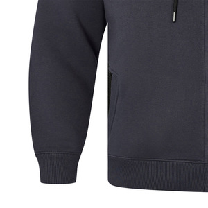 Sweat-shirts à capuche unis pour hommes, vêtements tendance, sweat-shirt lourd, veste, vente en gros, logo personnalisé, fermeture éclair, sweat-shirt personnalisé pour hommes, OEM - Product Image 6
