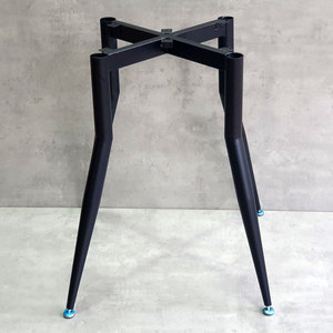 Patas de Acero Tubulares Cónicas de Estilo Industrial, Patas de Aluminio Resistentes para Mesas de Comedor y de Café CHBBA018 - Product Image 3