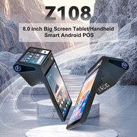 Perangkat POS Pencetak Thermal Z108 yang Ramah Pengguna, Dilengkapi Sistem POS Layar Ganda untuk Pembayaran Layanan Makanan