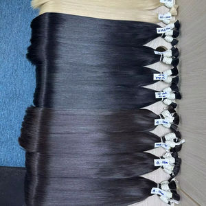 Extensiones de Cabello Humano Virgen Vietnamita 100% Natural a Granel, Trama de Piel, Trama Única, Paquetes de Cabello Remy 9A Rizado, Longitud de 6 a 52 Pulgadas, Venta al por Mayor - Product Image 1