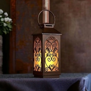 High Quality Metal Candle Stand Handmade <b>Top</b> Selling Lantern New Style Luxury Candle Holder for Christmas - Product Image 2