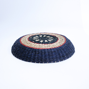 Colored seagrass shallow <b>basket</b> excellent quality woven <b>straw</b> container <b>baskets</b> sea grass bowl - Product Image 2