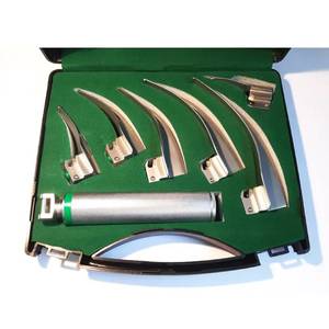 Ensemble Laryngoscope LED réutilisable pour la gestion ORL et des voies respiratoires - Product Image 1