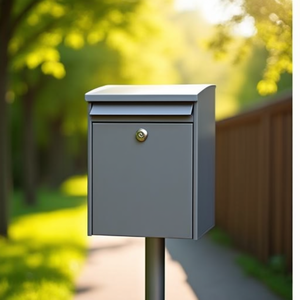 Buzón Postal 380x365x120mm Gris DIN C4 Compatible con Rottner - Product Image 3