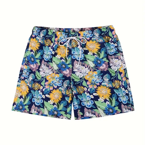 Pantalones Cortos de Playa de Verano para Hombre, de Cintura Media, Casuales, de Algodón Liso, con Cordón, Antiarrugas, de Malla, Ecológicos, Servicio OEM para Stone - Product Image 3