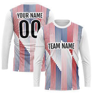 เสื้อยืดออกกำลังกายคอกลมแขนยาวทรงโอเวอร์ไซส์ เสื้อยืดแขนยาวสำหรับผู้ชาย เสื้อแขนยาว - Product Image 1