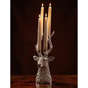 Bougeoir décoratif de candélabre de fête de mariage élégant bougeoir en argent pour la décoration de la maison bougeoir de noël - Product Image 1