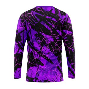 เสื้อเจอร์ซีย์มอเตอร์ครอสสำหรับผู้ชาย พิมพ์ลายดิจิทัลสำหรับกีฬาออฟโรด ผ้าสแปนเด็กซ์/โพลีเอสเตอร์ ยืดได้ 4 ทิศทาง ระบายอากาศได้ดี ป้องกันรังสียูวี - Product Image 3