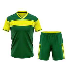 Uniformes de Fútbol Personalizados de Manga Corta con Teñido de Prenda de Alta Calidad, 100% Poliéster, Transpirables y de Secado Rápido para Equipos - Product Image 1