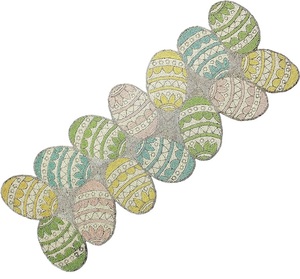 Trending Custom Flower Beaded Runner Home and Garden Tabletop Diseño antiguo y Decoración de mesa Personalizar colores - Product Image 3