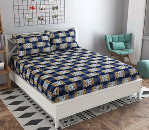 50% COTTON 50% POLYESTER BEDSHEET SOLID COLOUR PLAIN and PRINTED BEDSHEET by HARSHIT INTERNATIONAL - Product Image 5