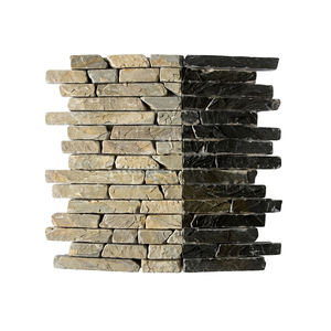 Mosaico Gris de Zeolita MS021 Ecológico, Rectangular, Estilo Europeo Rústico, para Exteriores, Cocina, Uso en Villas, 100 mm de Grosor - Product Image 1