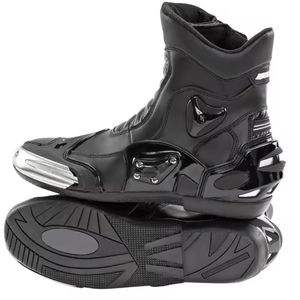 <b>Mens</b> Motorbike Riding Shoes With Strong <b>Heel</b> Support And Flexible Sole Sporty Motorcycle Shoes Riding & Auto Racing Wear - Product Image 2
