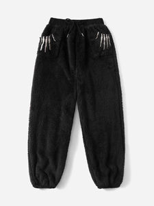 2025 Men's Casual <b>Sherpa</b> <b>Jogger</b> Pants Lightweight Sweat Pants Full Customization Top Trending Wholesale Product Manufacturer - Product Image 3