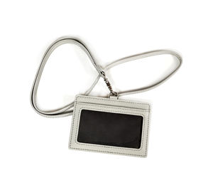 [แนะนำเป็นอย่างยิ่ง] เคสใส่บัตรหนัง Saffiano แท้มีสายหนังหลายสี - Product Image 4