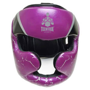 เครื่องป้องกันศีรษะสำหรับชกมวย MMA ทำจากหนัง - Product Image 1