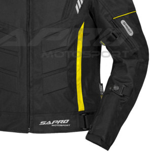 Vestes de course moto en Cordura - Imperméables, coupe-vent, respirantes, toutes saisons, impression personnalisée du nom de l'équipe et de la marque Sapro - Product Image 5