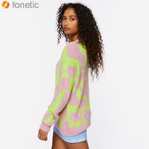 Meilleur design Pull-over fin d'hiver pour femmes Nouvelle arrivée avec impression de logo personnalisé Tricoté de haute qualité Fl Sves Casual Taille XS - Product Image 2