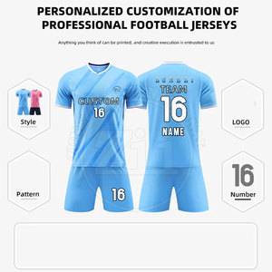 Nuevo Diseño de Última Generación, Uniforme de Fútbol para Hombre de Alto Rendimiento, Ligero y Transpirable, Logotipo Personalizado, 100% Poliéster, Servicio OEM - Product Image 2