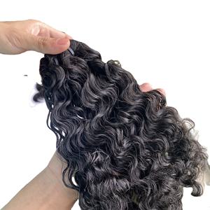 Haute Qualité Gros Birman Brut Cheveux Bouclés Piste Plate Faisceau Fournisseur De Cheveux Pas Cher Faisceaux de Cheveux Brésiliens - Product Image 1