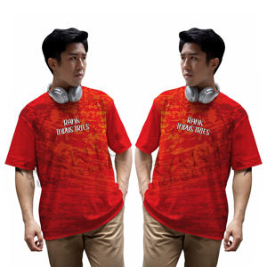 T-shirt décontracté pour hommes Tissu en coton mélangé de haute qualité pour une utilisation professionnelle décontractée et streetwear - Product Image 6