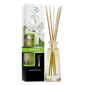 Diffuseur de parfum Aromatika Jasmine 100 ml avec huile essentielle naturelle, parfum floral longue durée pour la pièce - Product Image 1