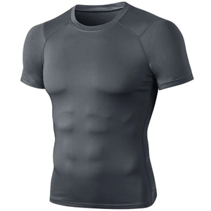 Personnaliser des rashguards pour hommes imprimés en 3D, de haute qualité, vente en gros, t-shirts de sport ajustés, manches longues, respirants, vêtements de jogging - Product Image 4