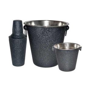 Outils de haute qualité seau à glace Cocktail Shaker Jigger muddler refroidisseur de vin ensemble barman Kit Bar accessoires en acier inoxydable - Product Image 1
