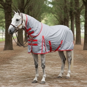 Superventas, alfombra de caballo de pasto de invierno, alfombra impermeable de cuerpo completo para caballos, manta de participación pesada, antideslizante, caballo de tamaño completo - Product Image 1