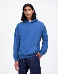 ผู้ผลิตเสื้อผ้ากีฬาแบบขายส่ง รับทำโลโก้ เสื้อฮู้ดดี้โอเวอร์ไซส์ ผ้าฝ้าย 100% แบบยูนิเซ็กซ์ มีกระเป๋าจิงโจ้ ระบายอากาศได้ดี สำหรับผู้ชาย - Product Image 1