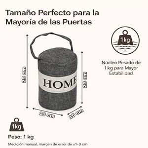 Tope de puerta decorativo multifuncional de tela suave y segura, estilo Shabby Chic, diseño de transportador a prueba de viento para dormitorio y sala de estar - Product Image 4