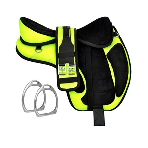 Selle Western Freemax de qualité supérieure Selle d'équitation confortable en cuir synthétique directement exportée de l'Inde - Product Image 1