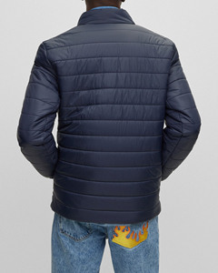 Veste matelassée longue et épaisse sur mesure pour homme, veste oversize, vert mer 2025, veste gonflée brillante pour homme - Product Image 5