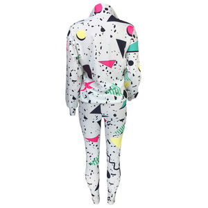 Sublimation Polyester Matériel Sublimé Survêtement Femmes Top Vente Deux Pièces Formation Sport Femmes Survêtement avec Oem - Product Image 2