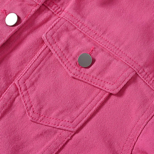 Chaqueta vaquera personalizada para mujer con logotipo personalizado Impresión y bordado de alta calidad disponibles al por mayor - Product Image 5