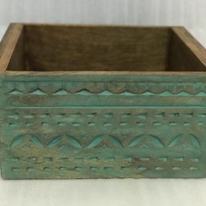 ลิ้นชักไม้เนื้อแข็งสไตล์ร่วมสมัยสำหรับตกแต่งคริสต์มาสด้วยมือสำหรับการถ่ายภาพเด็กทารกแรกเกิดรูปแบบเชือกจำนวนมาก - Product Image 1