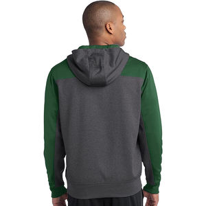 Sudadera con capucha transpirable de algodón recortada lisa con bordado de rizo francés y logotipo personalizado 2025 para hombre - Product Image 5