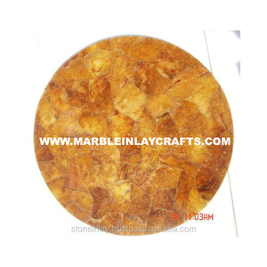 Natural Yellow Stone Agate Coffee <b>Table</b> <b>Top</b> For Home <b>Decorative</b> - Product Image 1