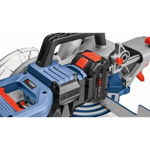 7-1/4 pulgadas Sierra ingletadora deslizante de un solo bisel, inalámbrica de 18 V, solución móvil, 3-3/4 pulg. Cortador de Corona Anidada de 8-1/4 Pulgadas Corte transversal - Product Image 3