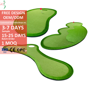 Tapis de golf portable sur mesure en gazon artificiel pour entraînement <span class=keywords><strong>intérieur</strong></span>/extérieur, idéal pour la maison, le bureau et le jardin - Product Image 1