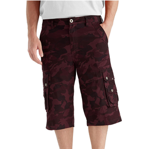 Pantalones cortos Cargo de algodón de alta calidad para hombre, nuevos pantalones cortos informales con cordón de Fitness con bolsillo suelto, patrón sólido - Product Image 5