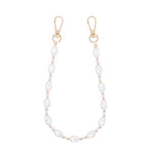 Điện thoại aksesuar Phụ kiện điện thoại Đài Loan dây đeo trái tim trường hợp điện thoại tay đính cườm dây đeo ví corda mỗi di động - Product Image 6