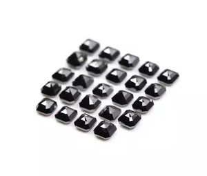 เพชรธรรมชาติทรงเหลี่ยมมรกตสีดำคุณภาพสูง ขุดจากดิน นำเข้าจากอินเดีย คุณภาพเยี่ยมจากเมืองสุรัต - Product Image 2