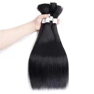Venta al por mayor de cabello indio crudo directamente de la India Rem Raw Indian Cutícula alineada vendedores de cabello 100 por ciento de cabello humano sin procesar