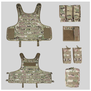 Fabricante personalizado de seguridad de caza Molle protección Personal balística camuflaje placa portador chaleco táctico para los hombres - Product Image 3