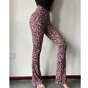 กางเกงขาบานแบบผูกเชือกสำหรับผู้หญิงกางเกงลำลองแบบเข้าคู่ใหม่กางเกงเลกกิ้งและขากว้างกางเกงขายาวทรงบูทตัดยาวสตรีทแวร์ - Product Image 2