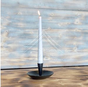 Portavelas de hierro de metal con acabado antiguo clásico para decoración de granja moderna, ambiente romántico y decoraciones de boda Rústicas - Product Image 4