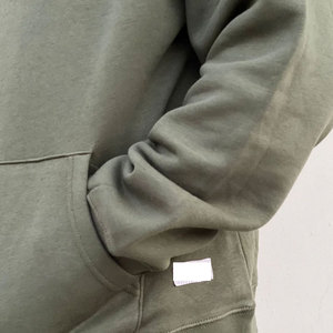 2025 sweat à capuche surdimensionné de haute qualité pour hommes au meilleur prix motif solide ODM approvisionnement impression numérique pour la saison d'hiver - Product Image 5